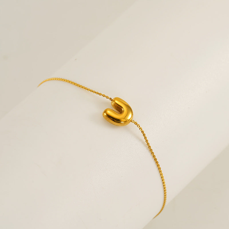 Wholesale  stainless steel bracelet 18K gold adjustable bracelet