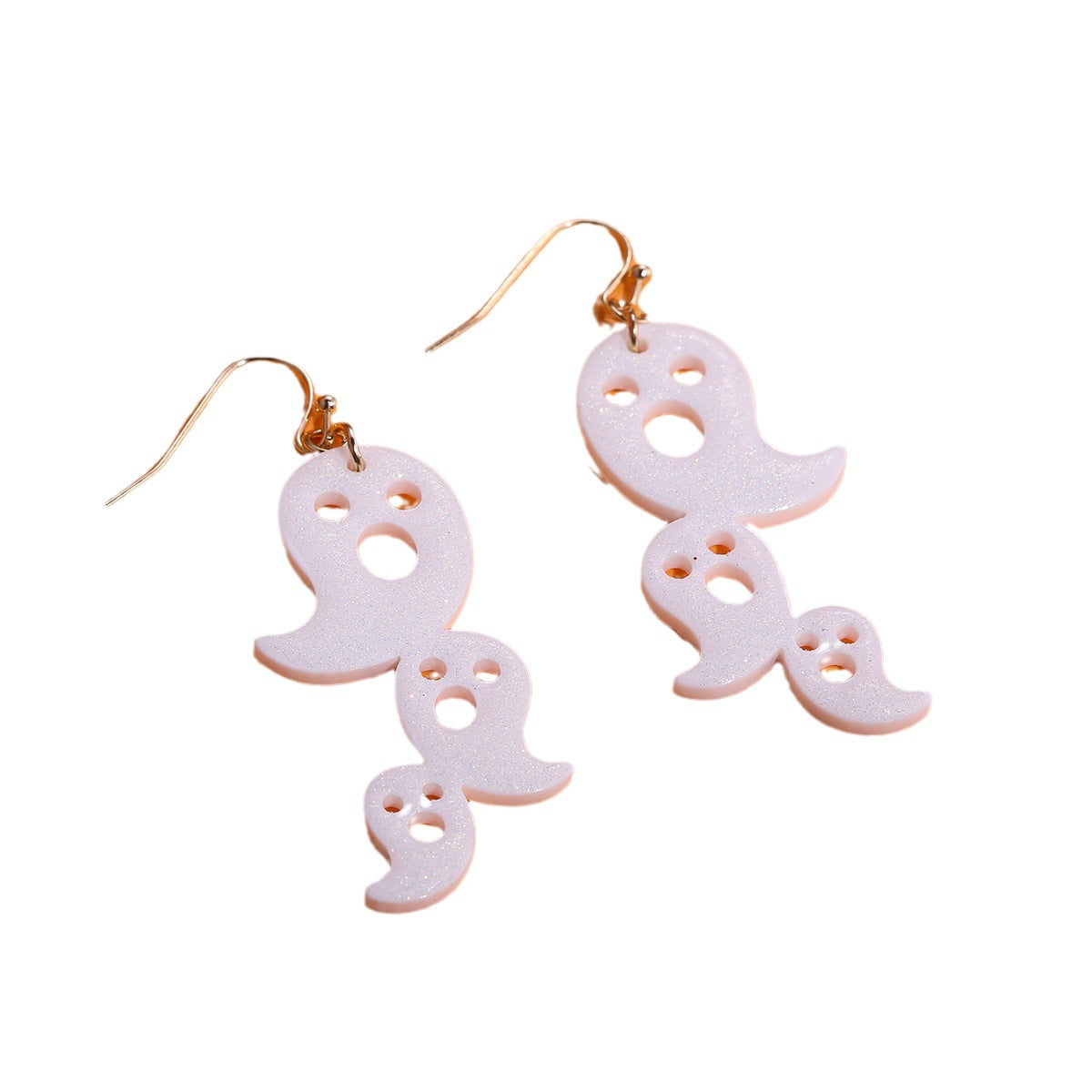 Wholesale  Halloween earrings ghost ghost cute funny acrylic earrings
