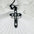 Wholesale Titanium Steel Hollow Cross Necklace