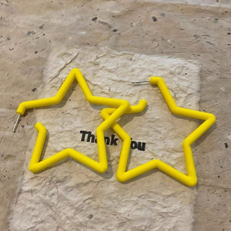 Wholesale Multicolor Star Earrings