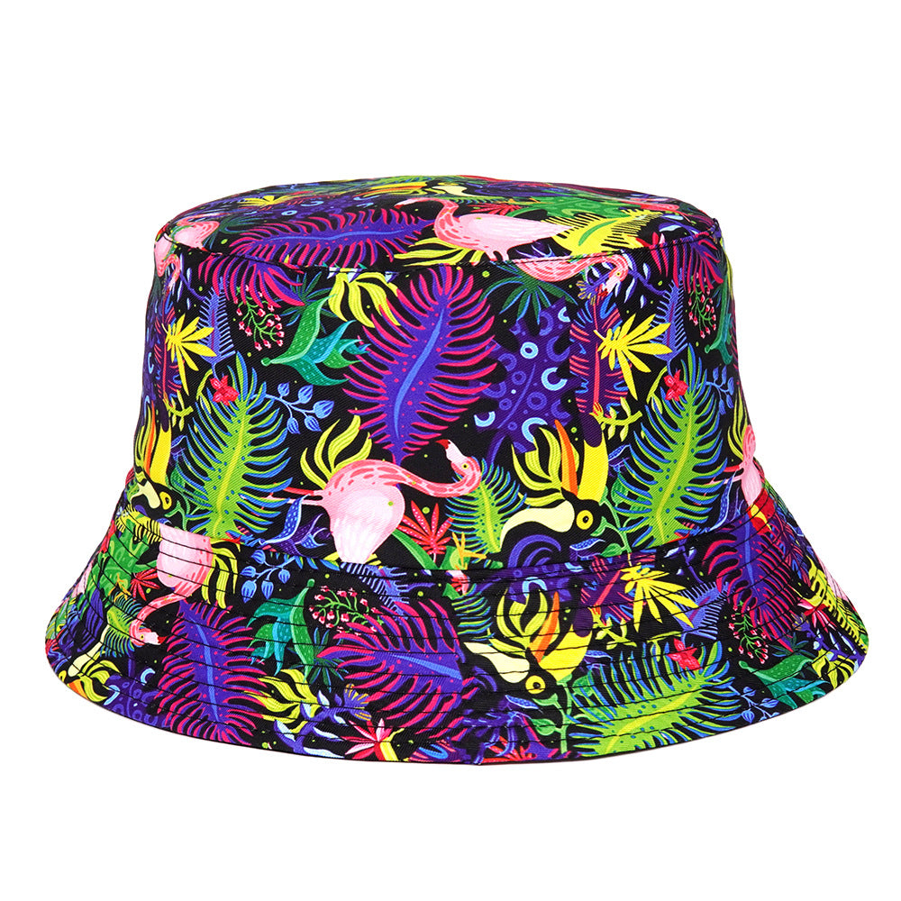 Wholesale Cartoon anime double sided fisherman hat bucket hat