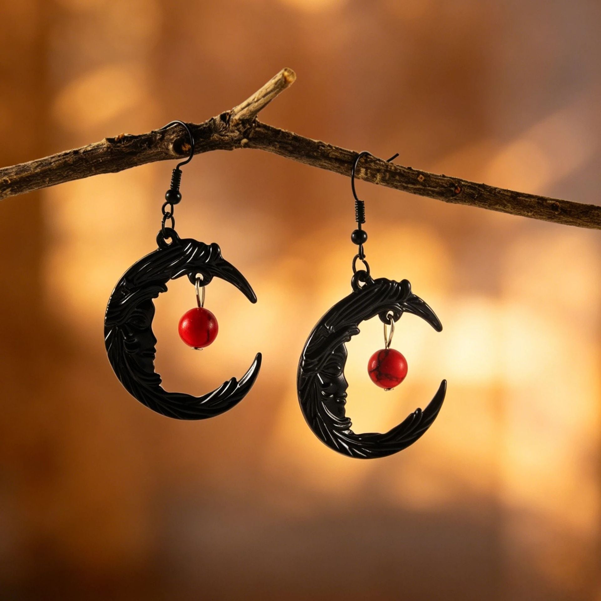 Wholesale Zinc Alloy  Coffin Skull Pendant Ear Hooks Retro Gothic Fashion Jewelry Accessory For Women