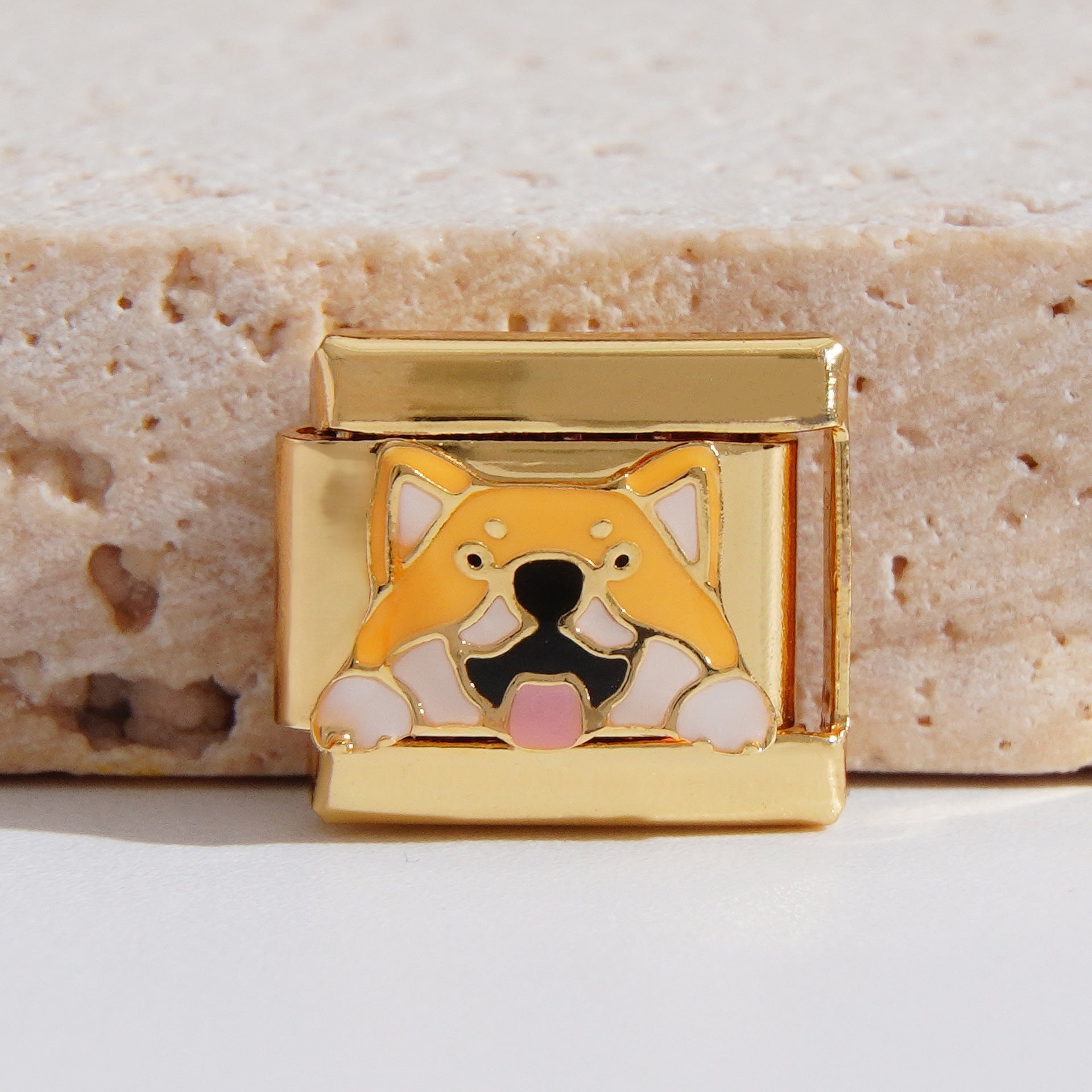 Wholesale Italian Charm Bracelet 9mm DIY Splicing Creative Pattern Stainless Steel Composable Bracelet