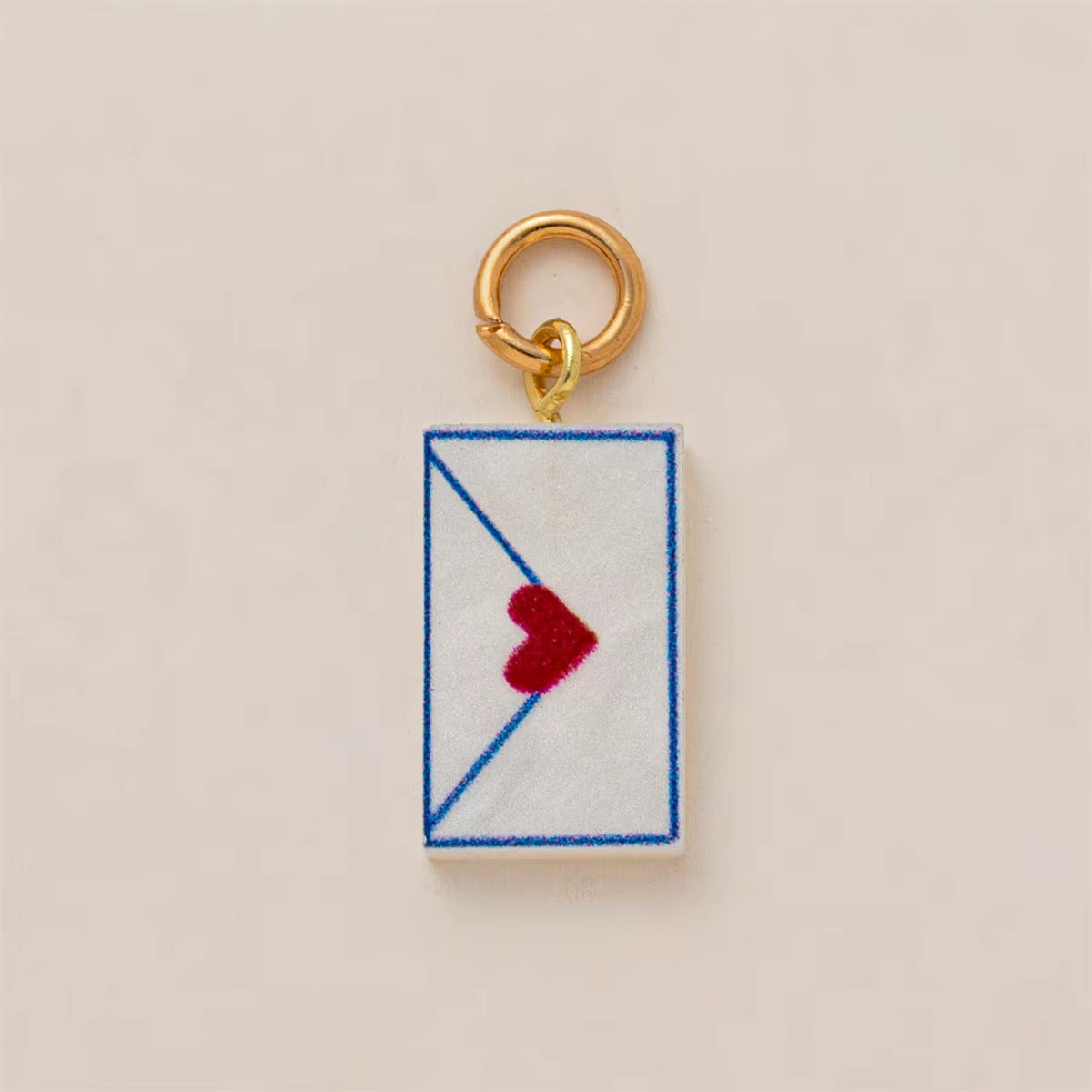 Wholesale Vacuum plating live mouth DIY personalized printing pendant necklace