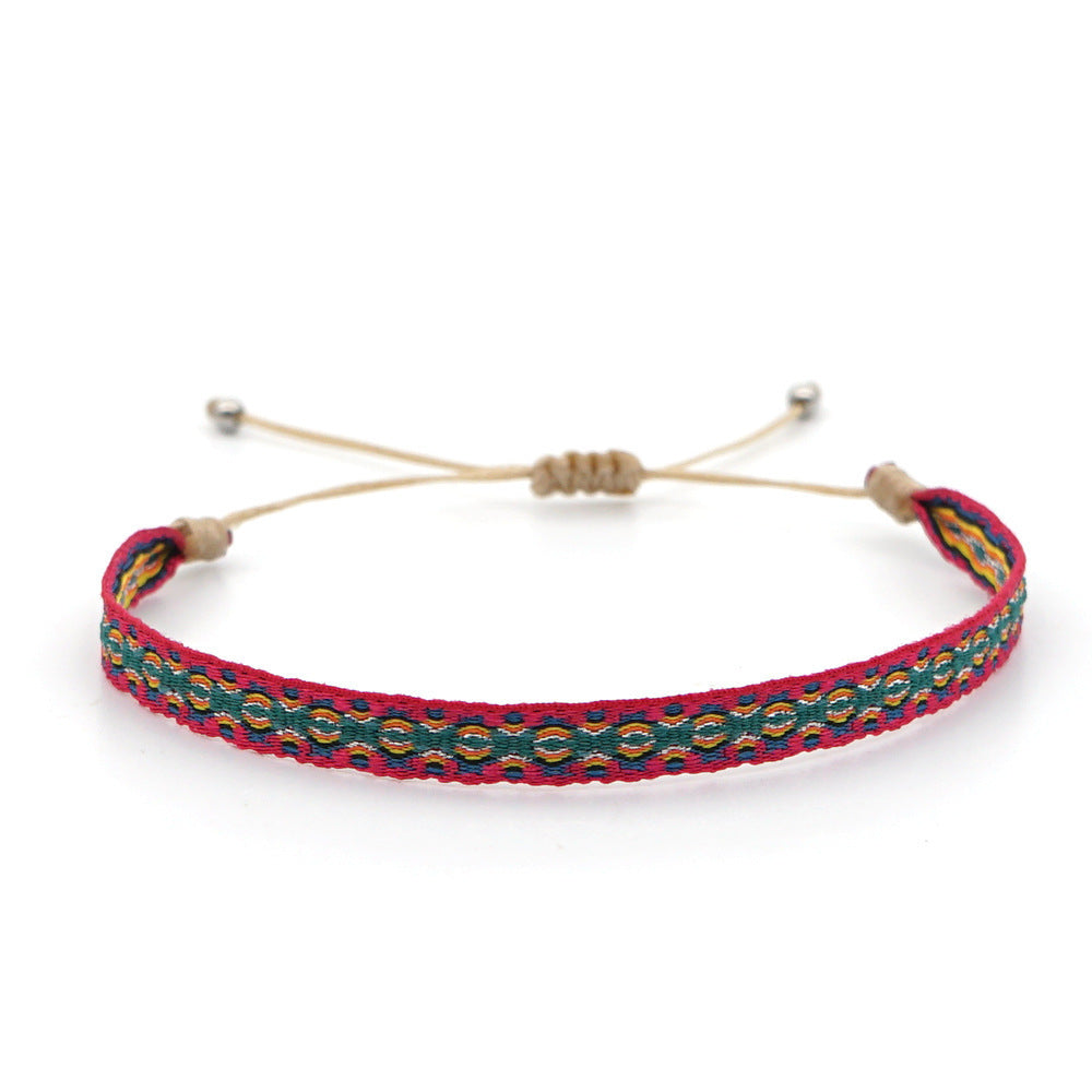Wholesale Ethnic Style Webbing Lucky Stacking Bracelets Miyuki ACC-BT-Qiqi020