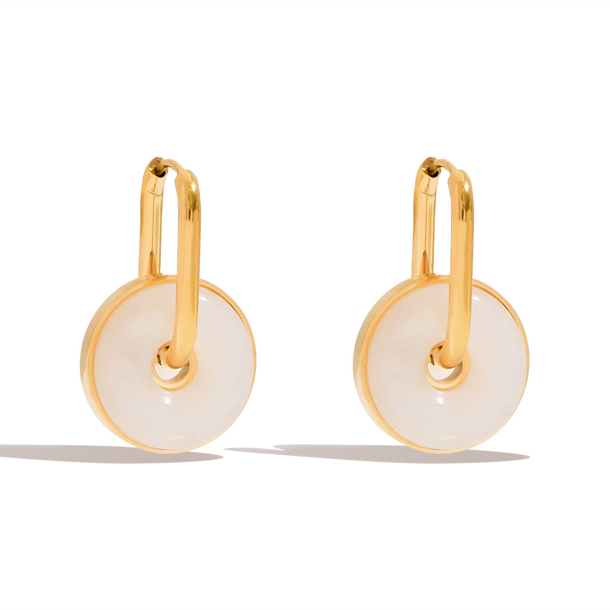 Wholesale Stainless steel earrings light luxury high-end earrings