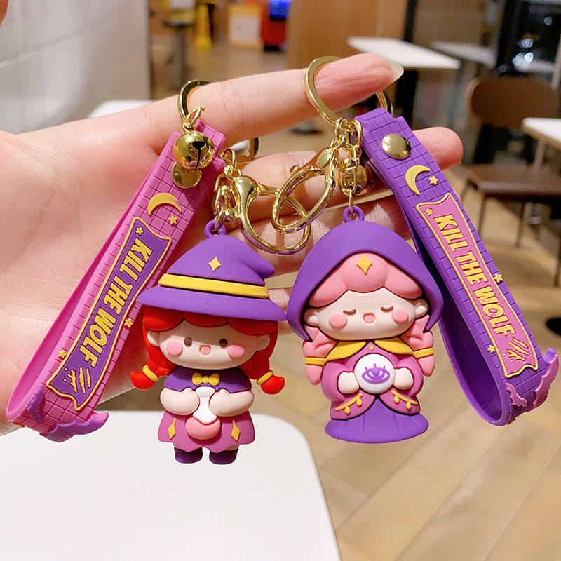 Wholesale Creative  Keychain Chain Cartoon Doll Bag Car Pendant