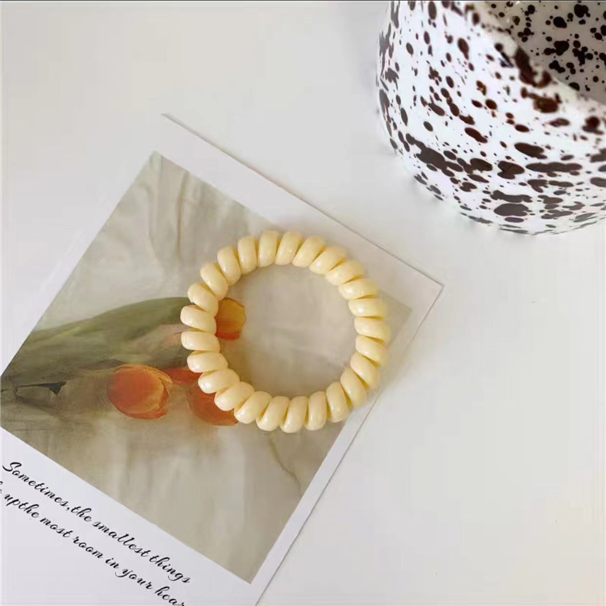 Wholesale 10pcs Candy Color Telephone Cord Hair Scrunchies ACC-HS-Huidi015