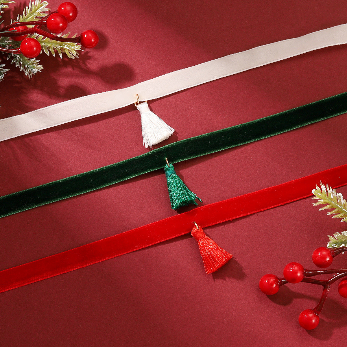 Wholesale Christmas Choker Necklace Combination Set ACC-NE-Yiran005