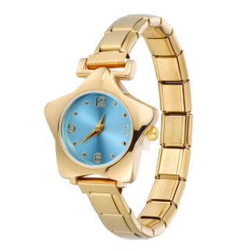 Wholesale Colorful five-pointed star stainless steel watch band