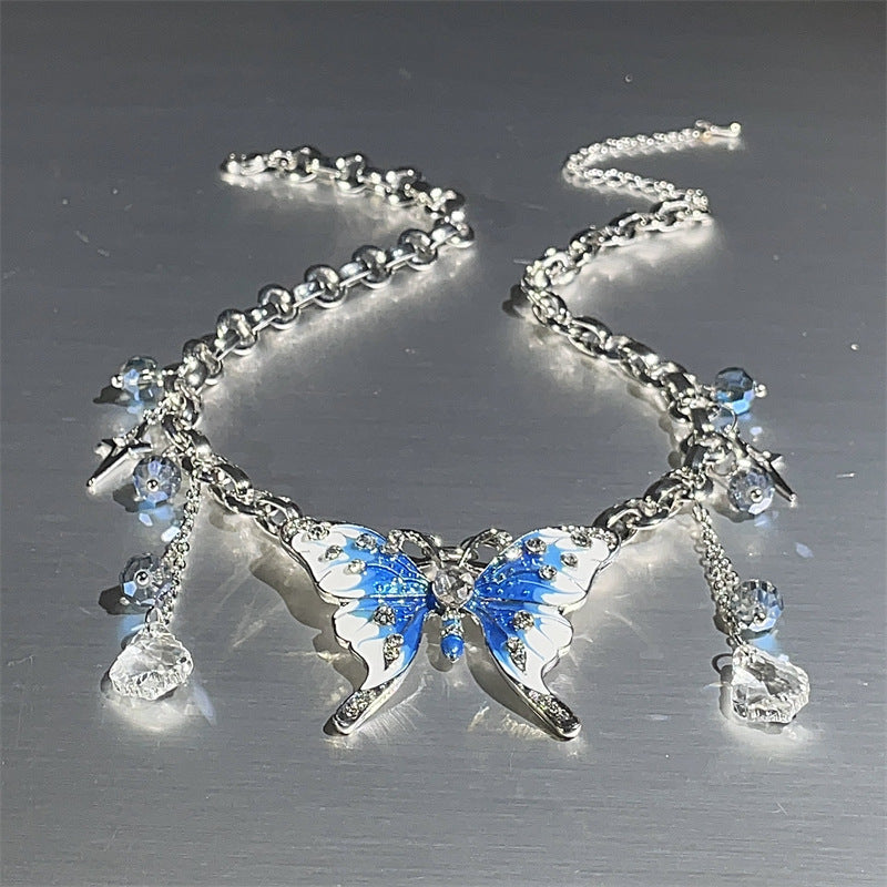Wholesale Purple Butterfly Necklace