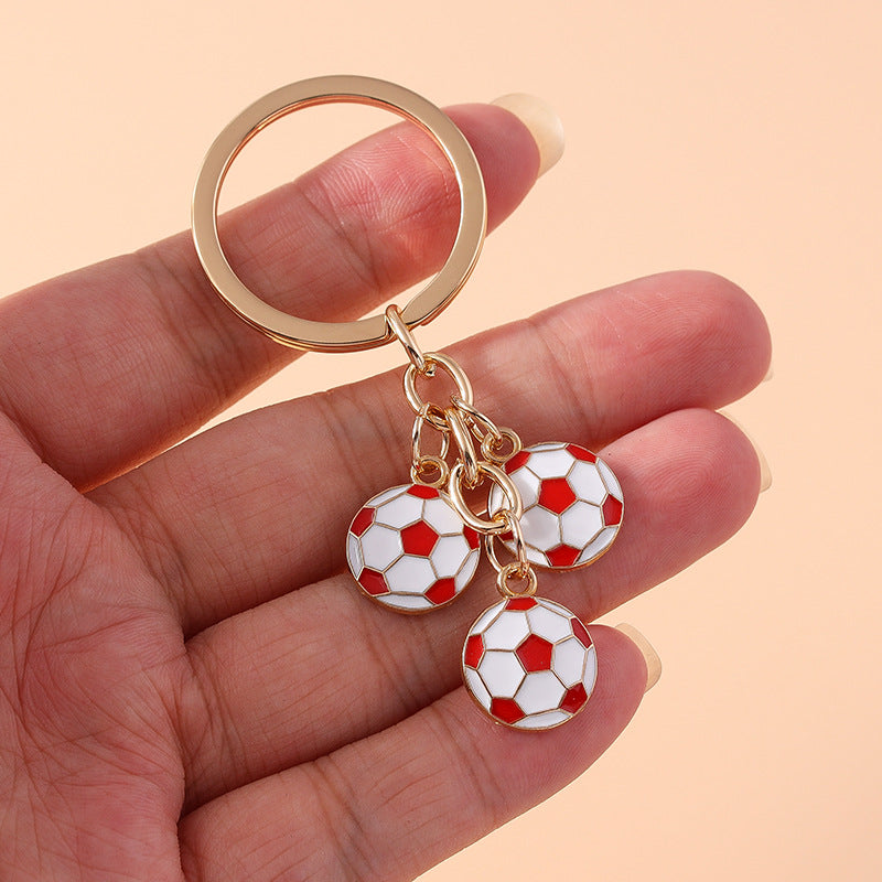 Wholesale  Simulation Football Keychain Accessories Sports Gift Backpack Pendant Accessories