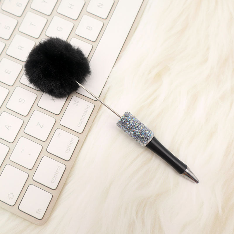 Wholesale Beadable Pens Sugar Gypsophila Hair Ball DIY Beaded Pen ACC-PN-CY004