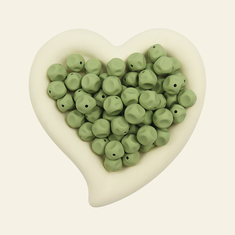 Wholesale 100pcs 15mm Irregular Silicone Beads DIY for Beadable ACC-BDS-JIaHao003