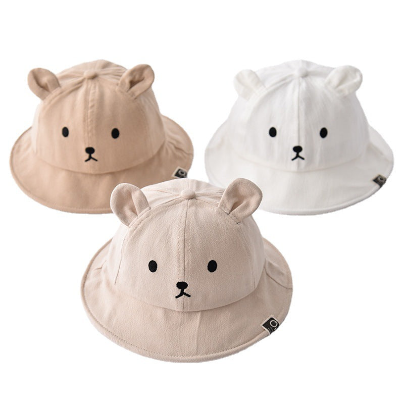 Wholesale Baby Hats Baby Bucket Hat Pure Cotton Cute Sun Basin Hat Kids Hat ACC-KH-DaQi001