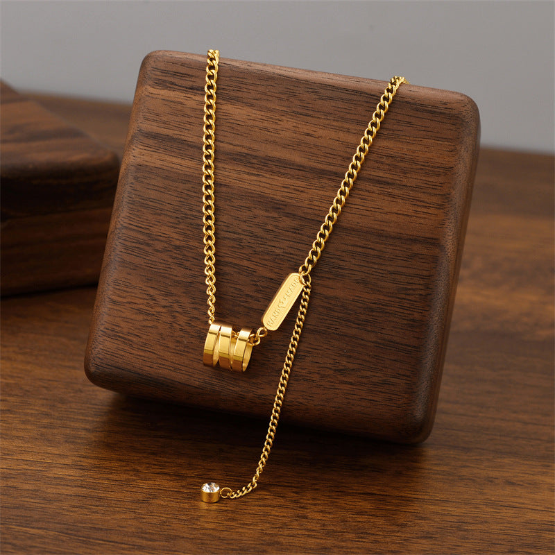 Wholesale Titanium Steel Luxury Necklace ACC-NE-Quanx003