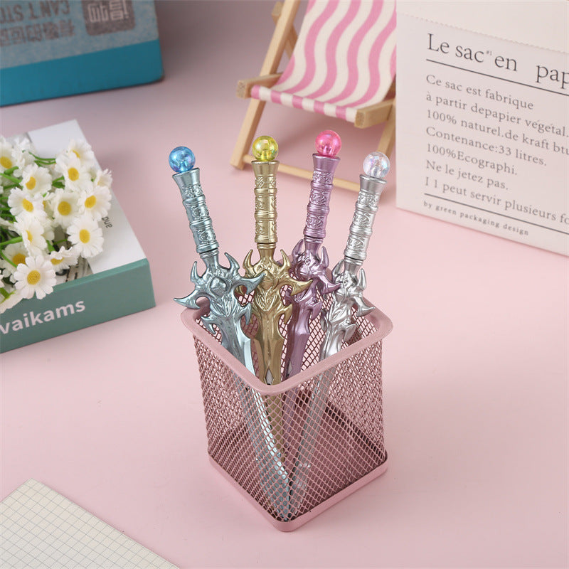 Wholesale Creative cute  weapon gel pen knife-shaped beads gel pen