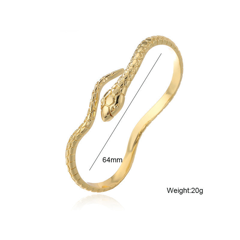 Wholesale twisted snake geometric bracelet