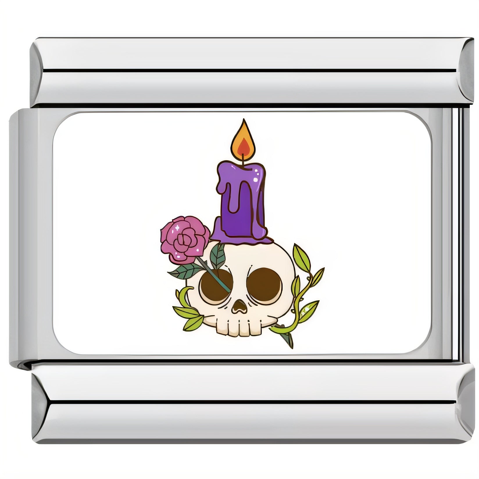 Wholesale Italian Charm Bracelet 9mm DIY Splicing Creative Pattern Stainless Steel Composable Bracelet