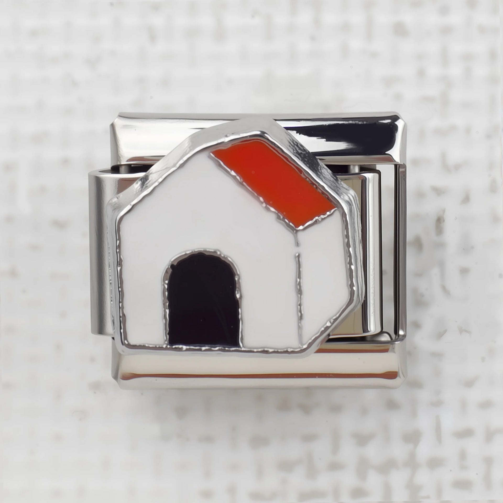 Wholesale 5pcs Italian Charm Bracelet 9mm DIY Splicing Creative Pattern Stainless Steel Composable Bracelet