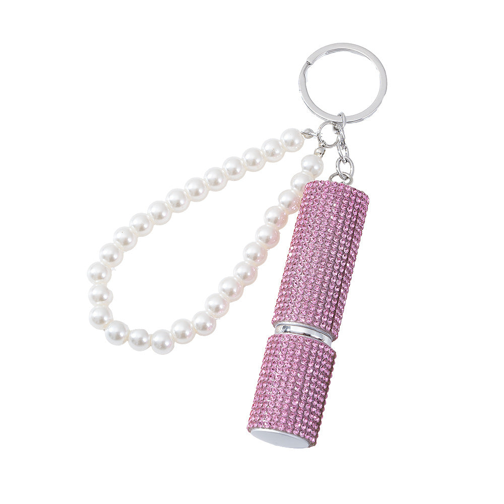 Wholesale  Diamond-Encrusted 5ml Creative  Keychain