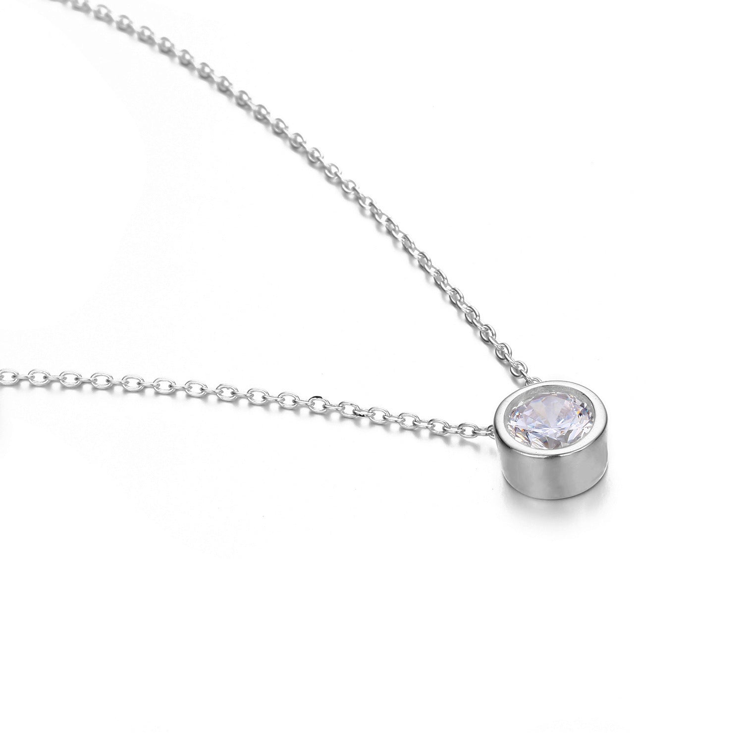 Wholesale Month Diamond Stainless Steel Necklaces ACC-NE-HongYu001