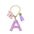 Wholesale  26 Letters Butterfly Tassel Pendant Keychains