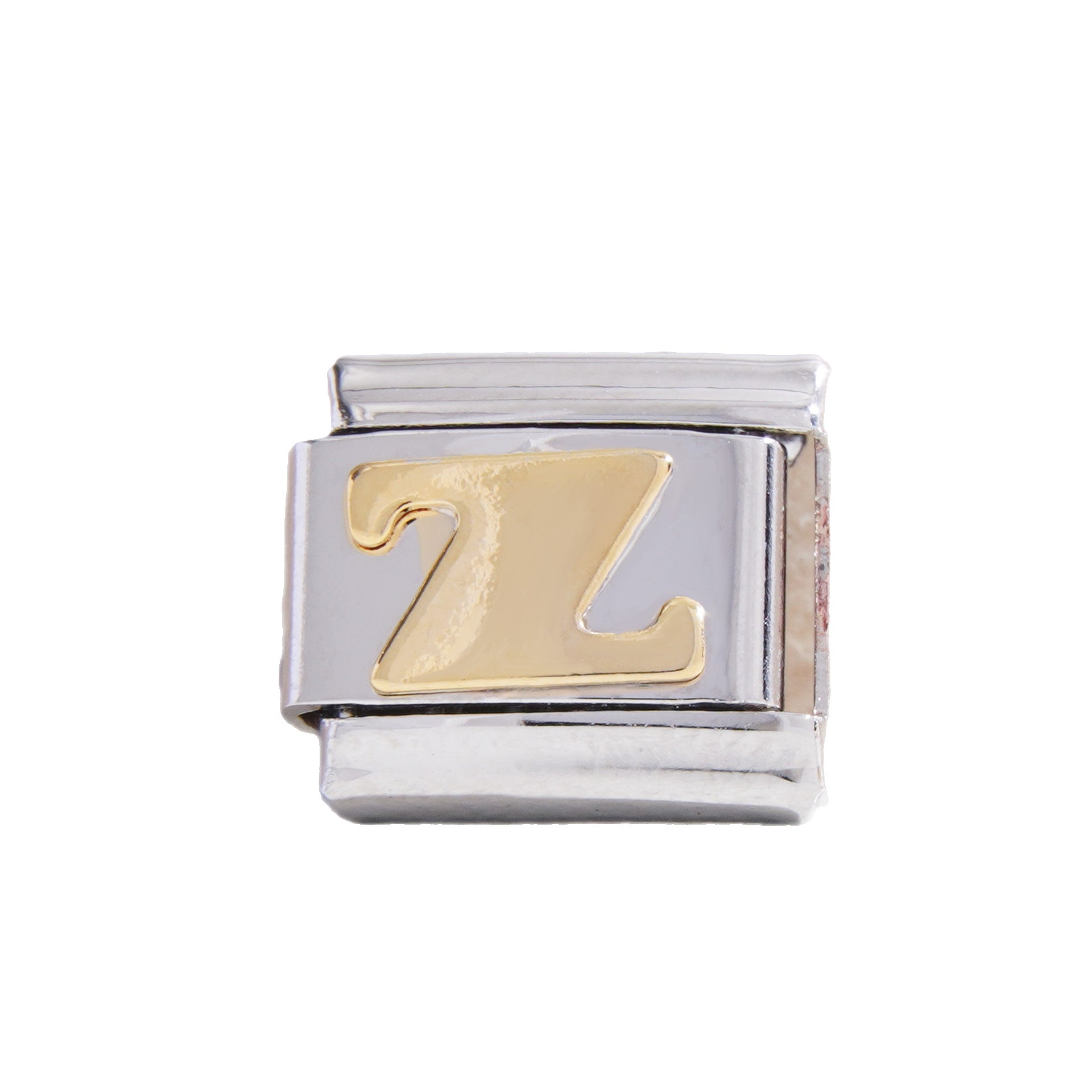 Wholesale Italian Charm Bracelet 9mm DIY Splicing Black Letter Stainless Steel Composable Bracelet