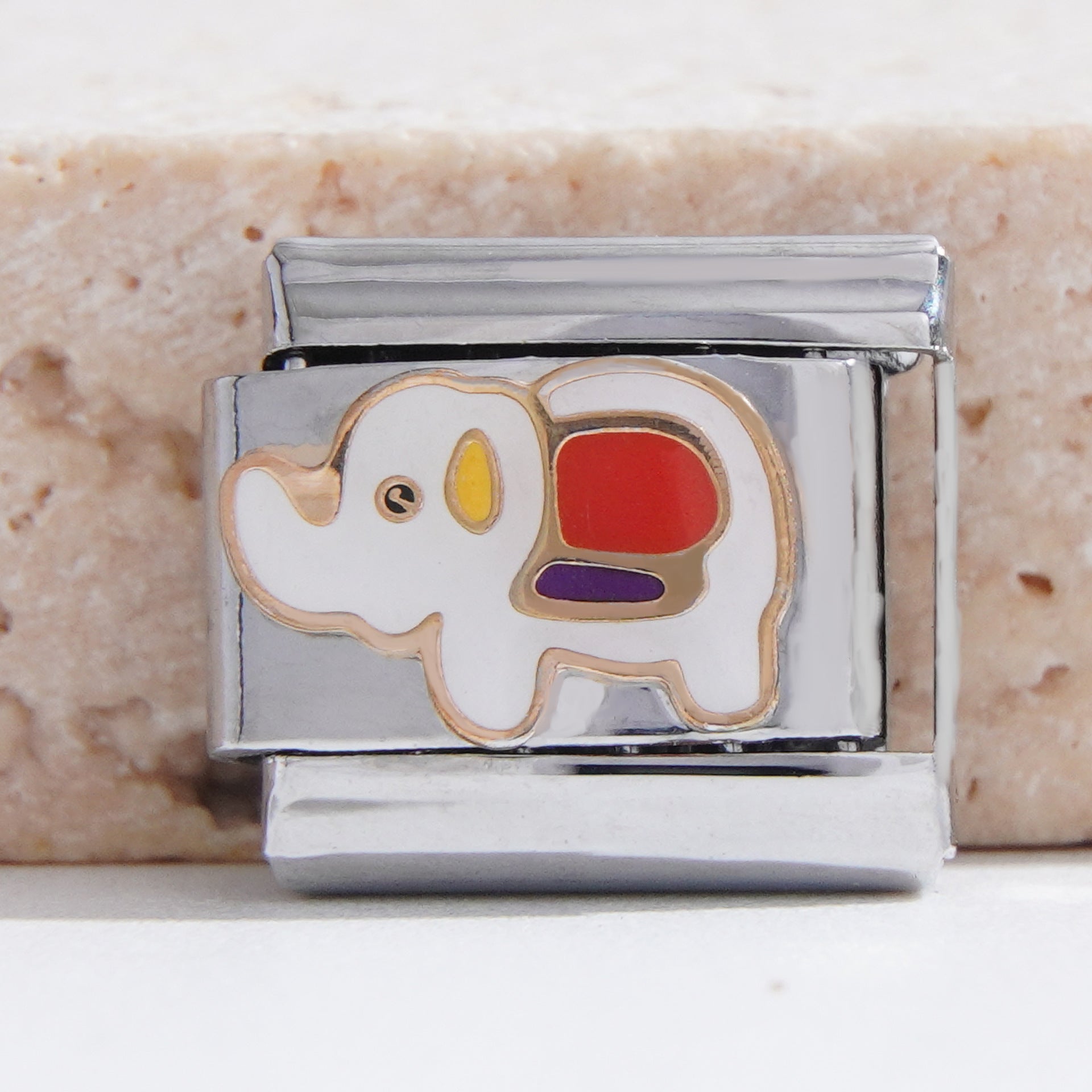 Wholesale Italian Charm Bracelet 9mm DIY Splicing Creative Pattern Stainless Steel Composable Bracelet