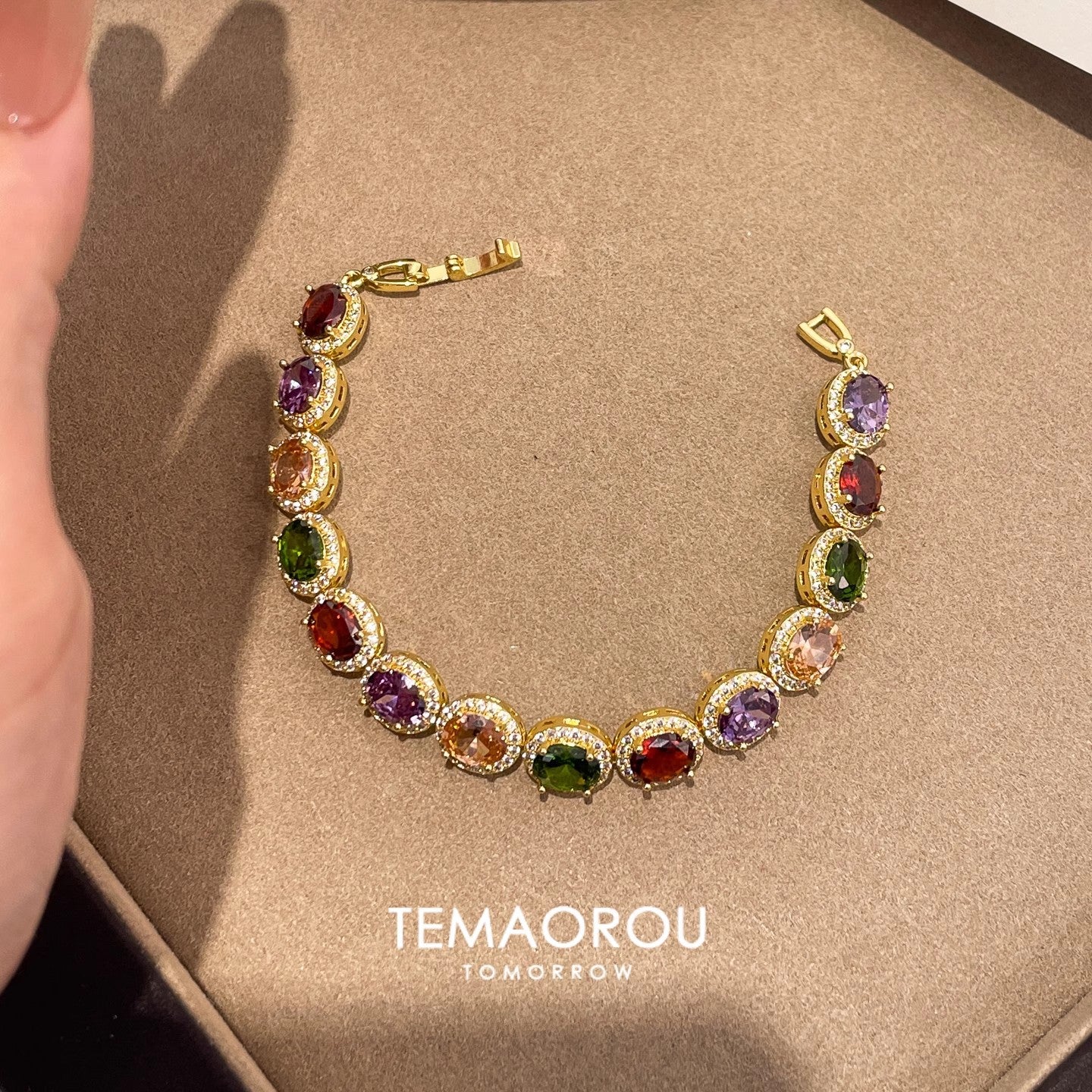 Wholesale Dopamine Geometric Alloy Bracelet Women' s Fashion Jewelry Accessory Gift Boutique Resale
