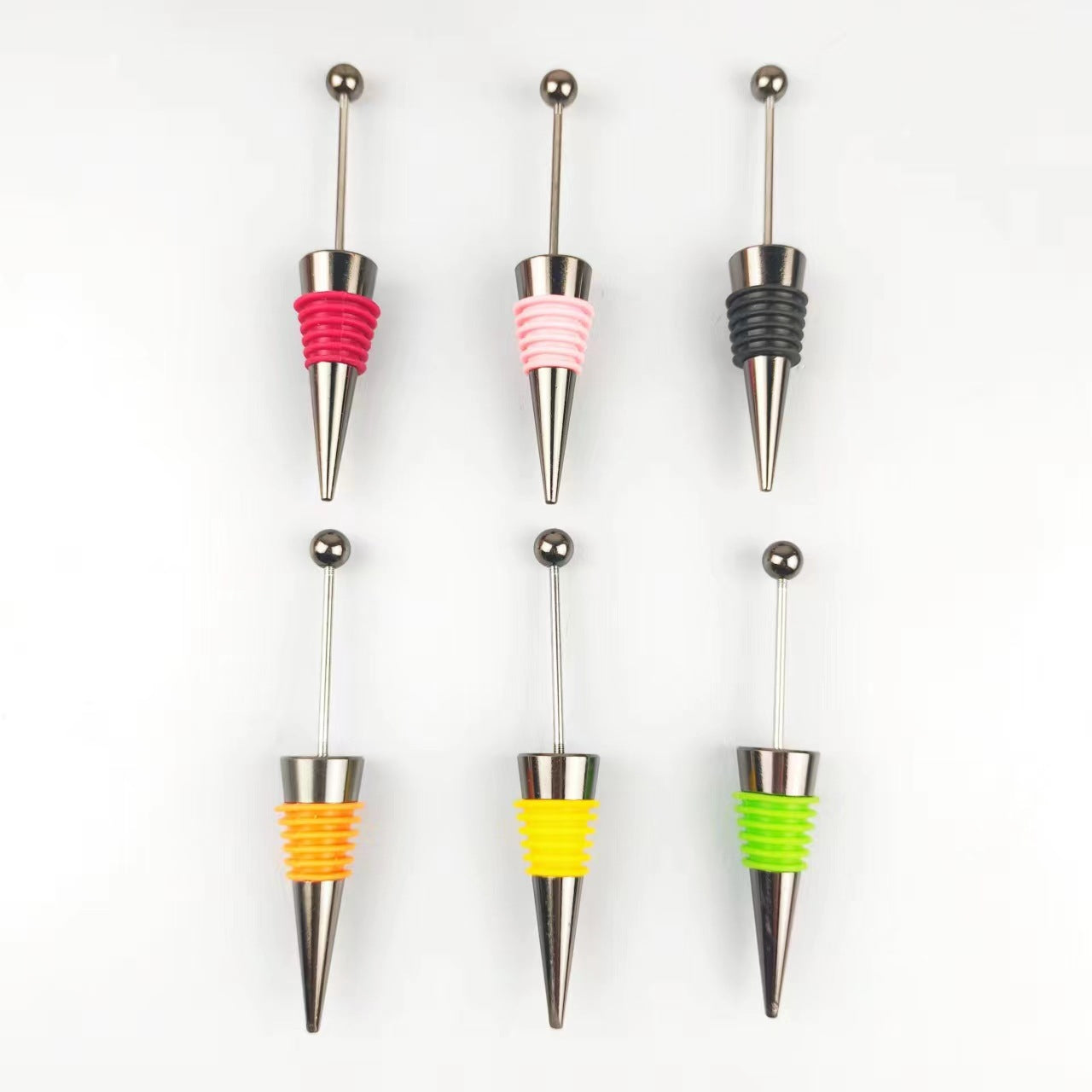 Wholesale Beadable Red Wine Stopper Beaded DIY Silicone Wine Stopper ACC-RWS-ChenXu002