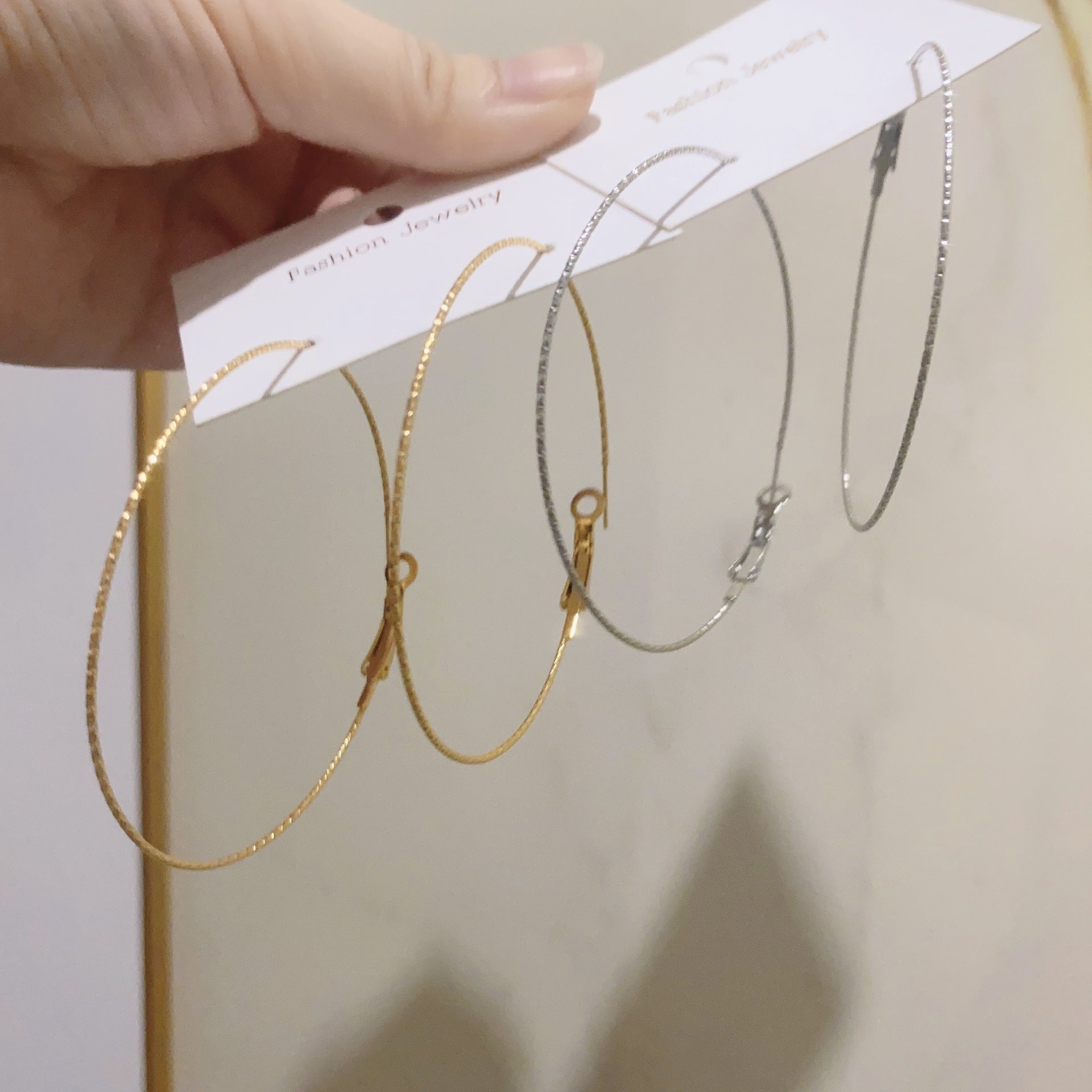 Wholesale Cold Wind Large Hoop Earrings