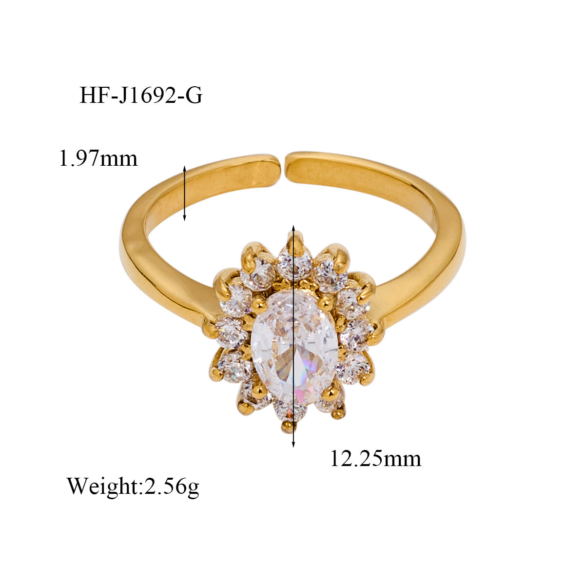 Wholesale Stylish Open Ring Titanium Steel Fashion Accessory for Everyday Wear