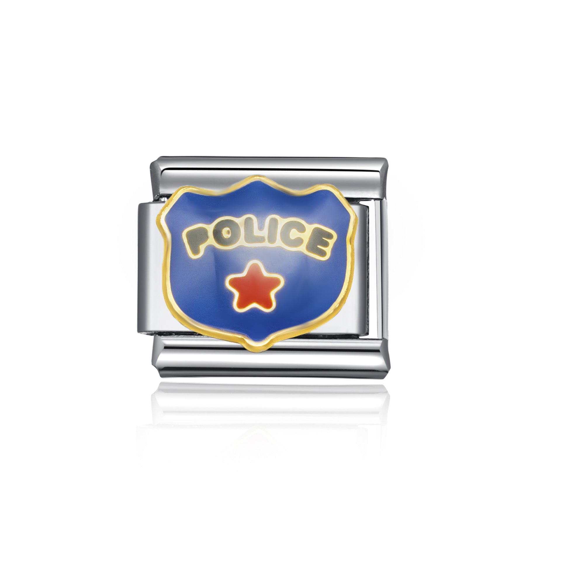 Wholesale Italian Charm Bracelet 9mm DIY Splicing Letter Festoon Stainless Steel Composable Bracelet