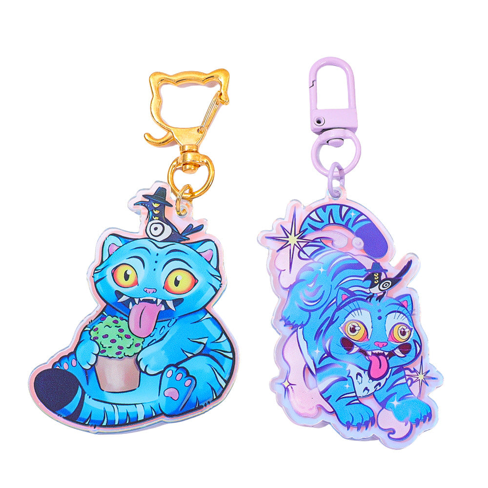 Wholesale Kpop Tiger Acrylic Keychain