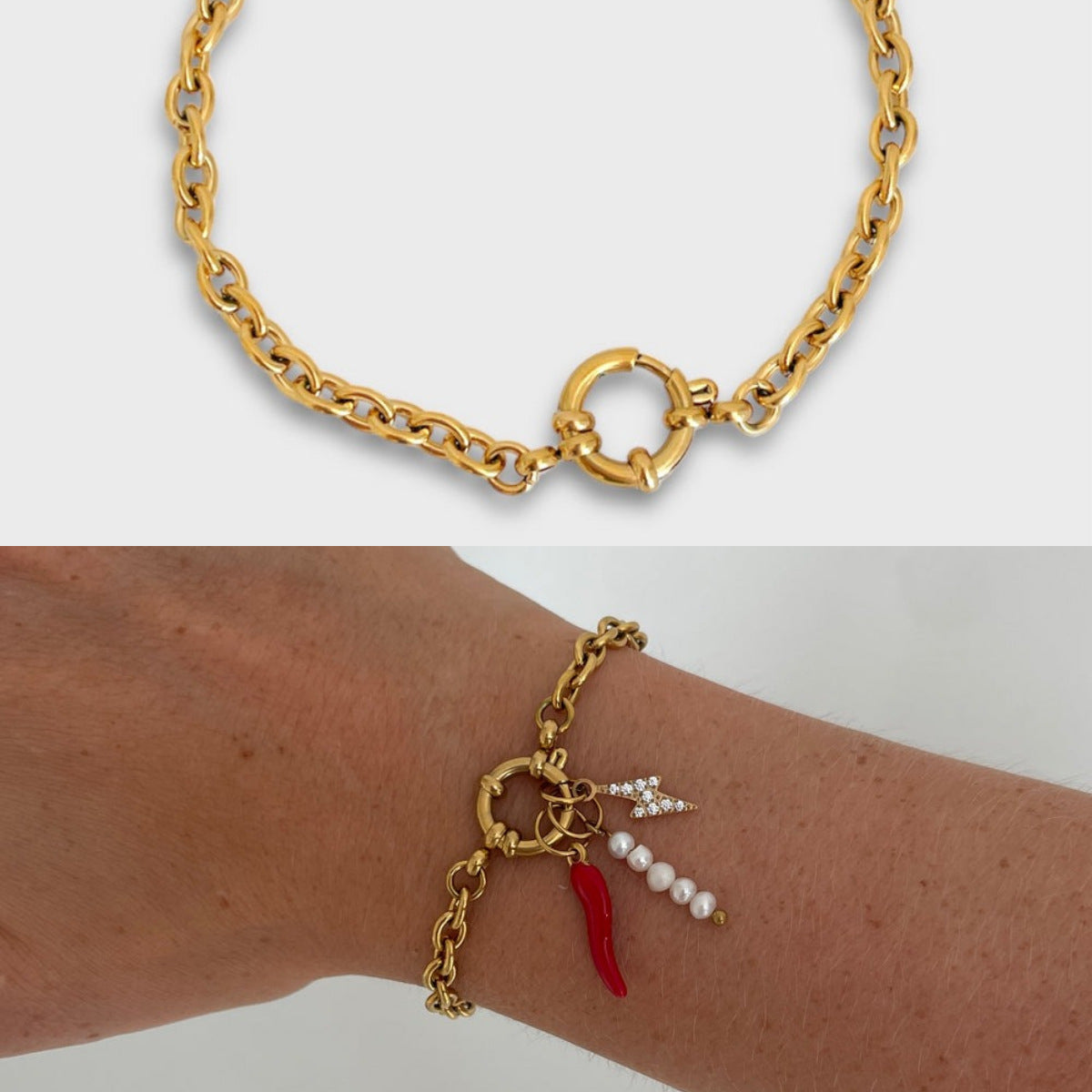 Wholesale Water Handler Buckle Bracelet Titanium Steel Inner True Vacuum  Bracelet