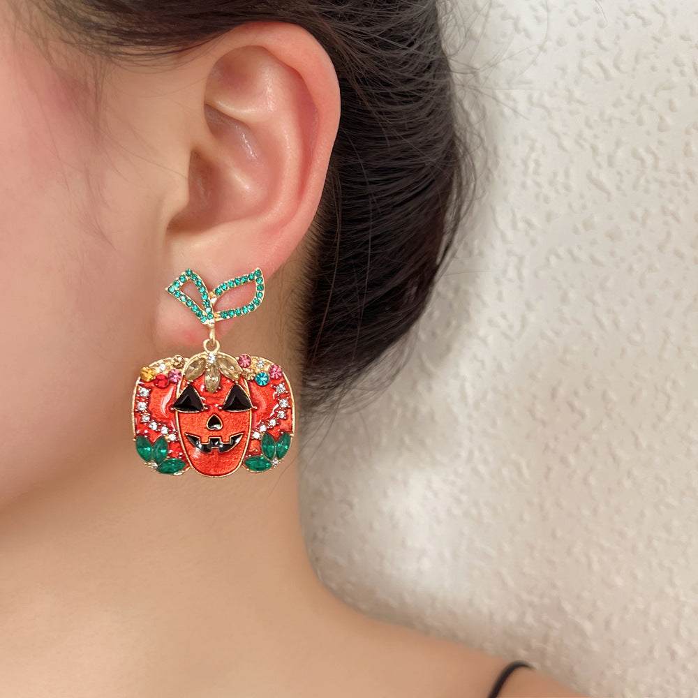 Wholesale  pumpkin earrings