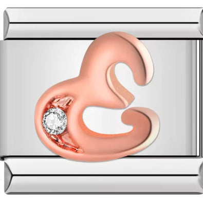 Wholesale Italian Charm Bracelet 9mm DIY 26 Artistic Letters   Creative Stainless Steel Composable Bracelet