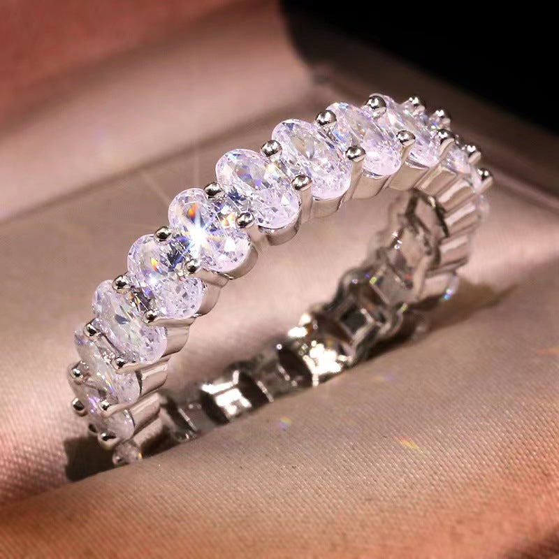 Wholesale Light Luxury Rhinestone Index Finger Ring