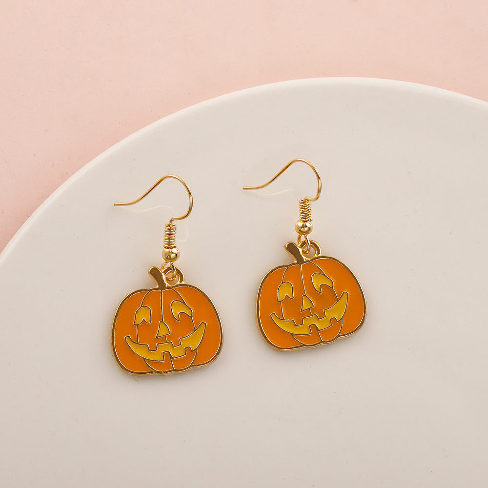Wholesale  Halloween  earrings  popular Devil pumpkin bat festival earrings