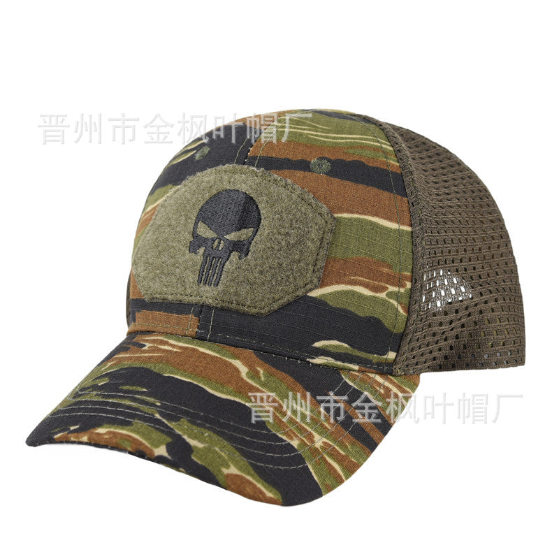 Wholesale Camouflage embroidered sun visor mesh hat