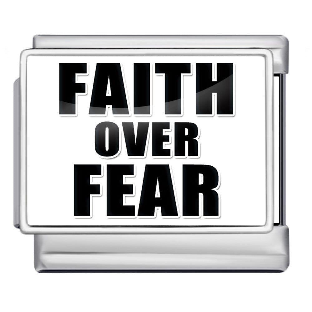 Wholesale  Italian Charm Bracelet 9mm DIY heart-shaped  Creative Stainless Steel Composable Bracelet