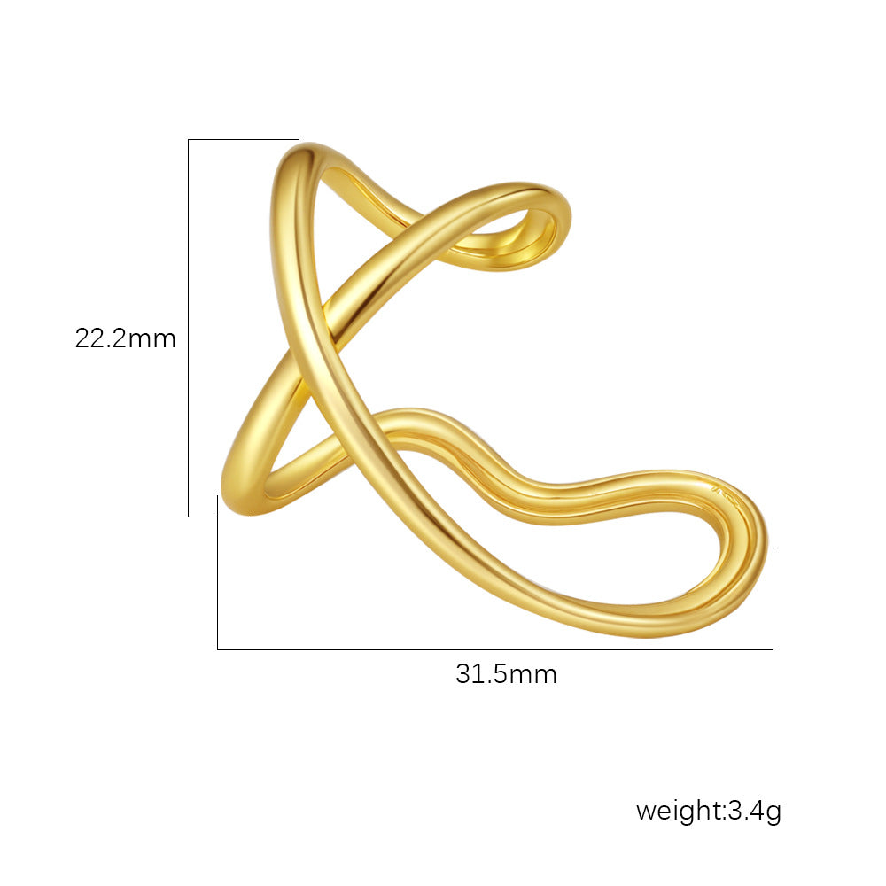 Wholesale Retro Diamond Ring Stainless Steel Fashion Accessory