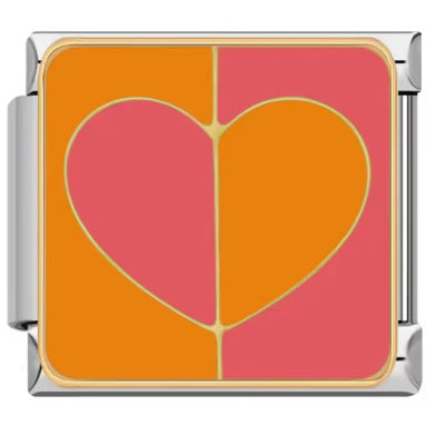 Wholesale Stainless Steel Heart-Shaped Dollar Money Clip,  Koi Design,  Fashion Birthday Gift for Couples