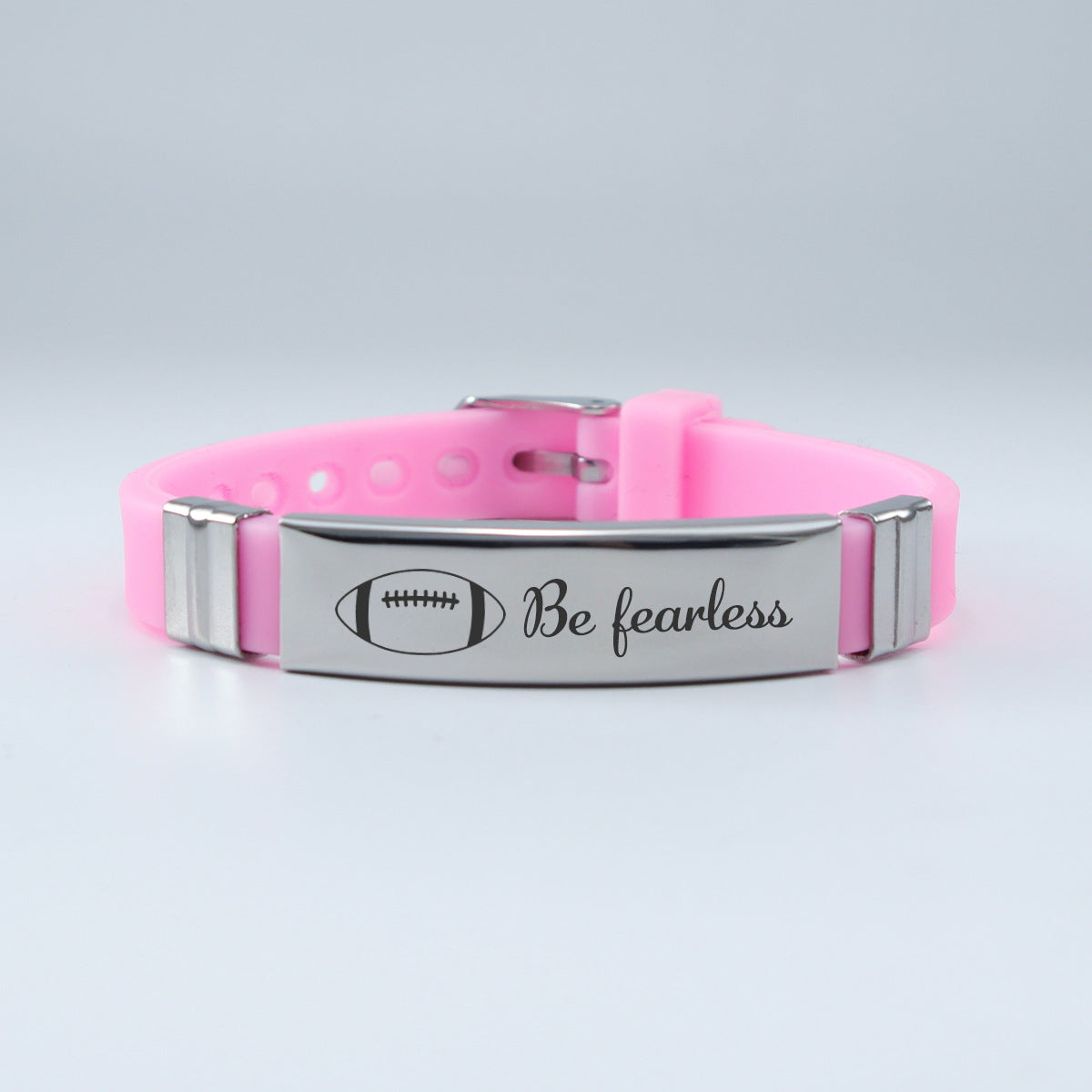 Wholesale Rugby Sports Theme Silicone Bracelet