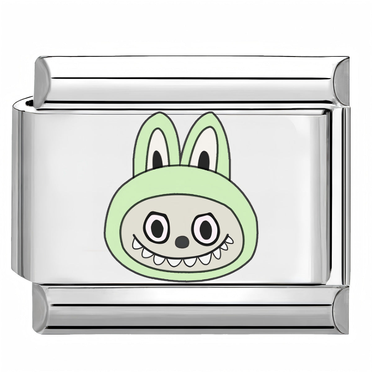 Wholesale 10pcs Italian Charm Bracelet 9mm DIY Splicing Cartoon Cute Stainless Steel Composable Bracelet