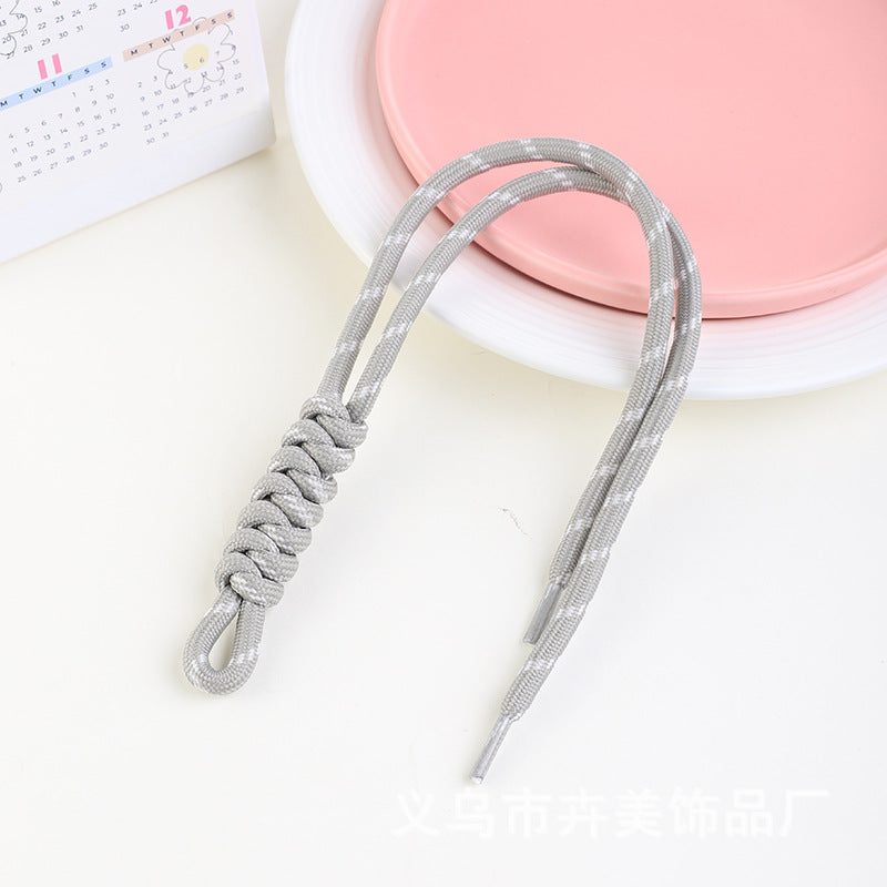Wholesale  hand-woven rope diamond knot keychains