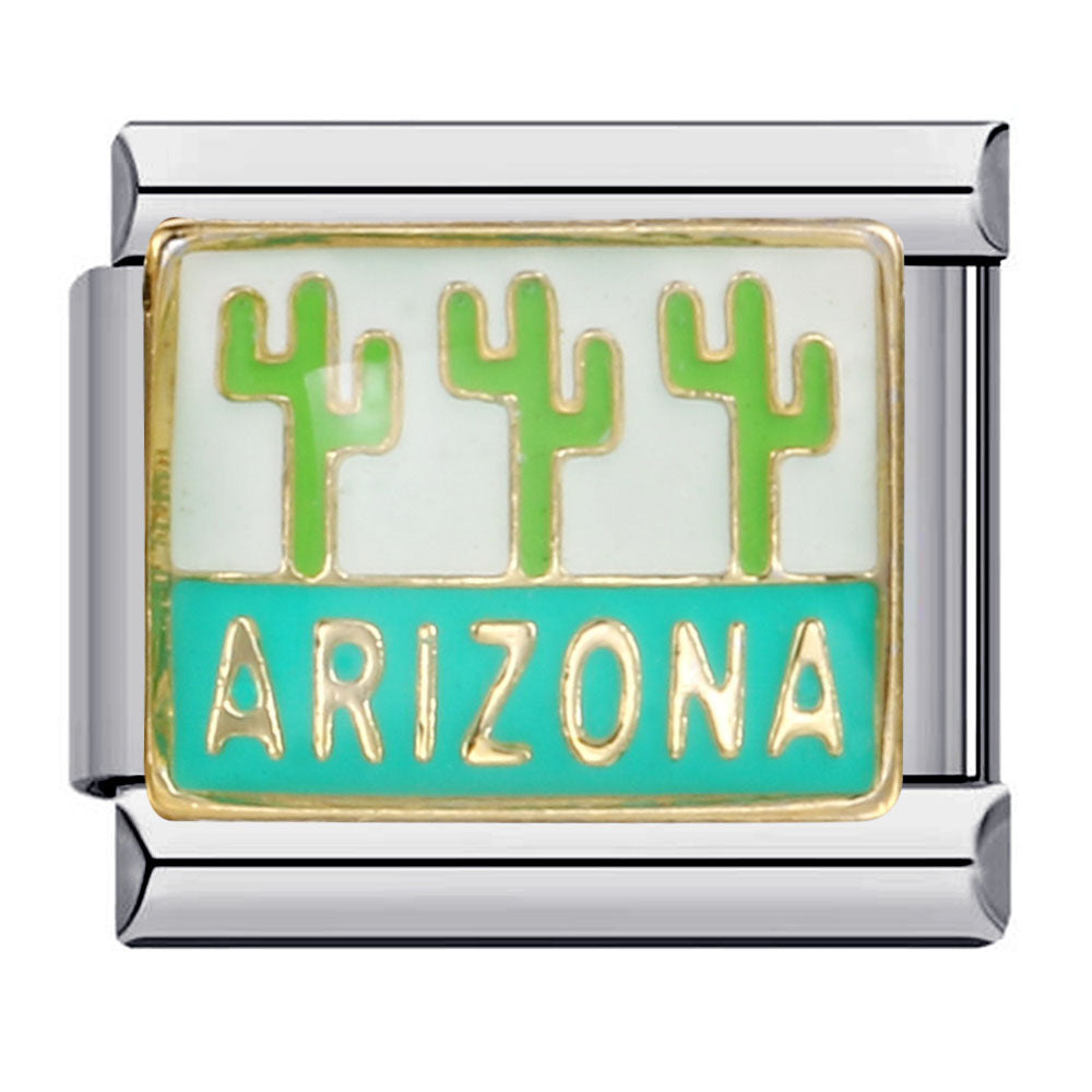 Wholesale 9mm Italian Charm Starter Bracelets DIY square Single Section Creative Stainless Steel Composable Bracelet