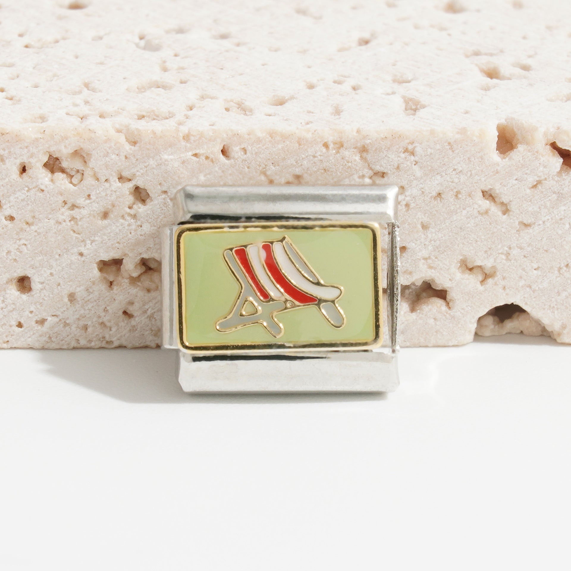 Wholesale Italian Charm Bracelet 9mm DIY Splicing Creative Pattern Stainless Steel Composable Bracelet