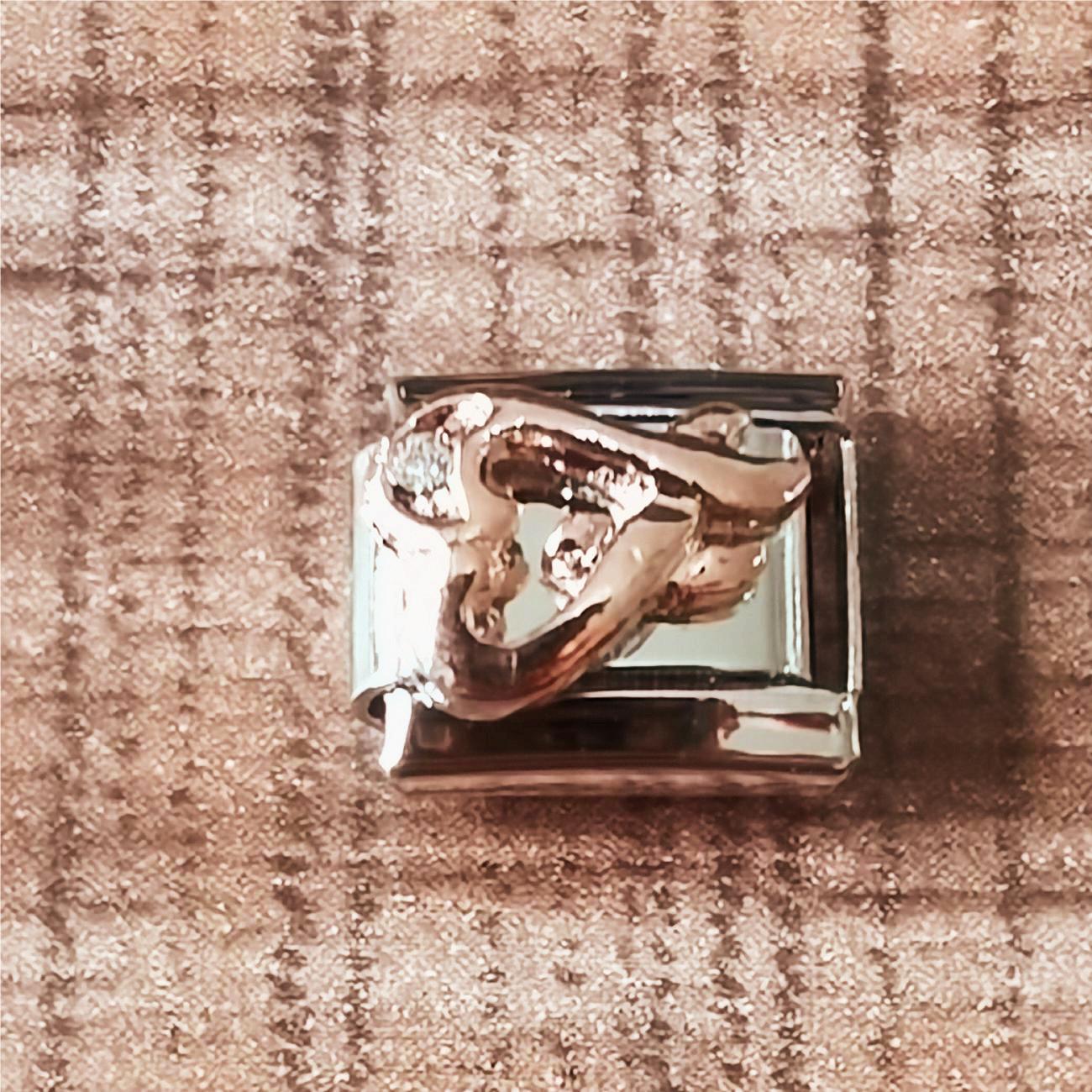 Wholesale Italian Charm Bracelet 9mm DIY Splicing Removable Stainless Steel Letter Composable Bracelet ACC-BT-XY067